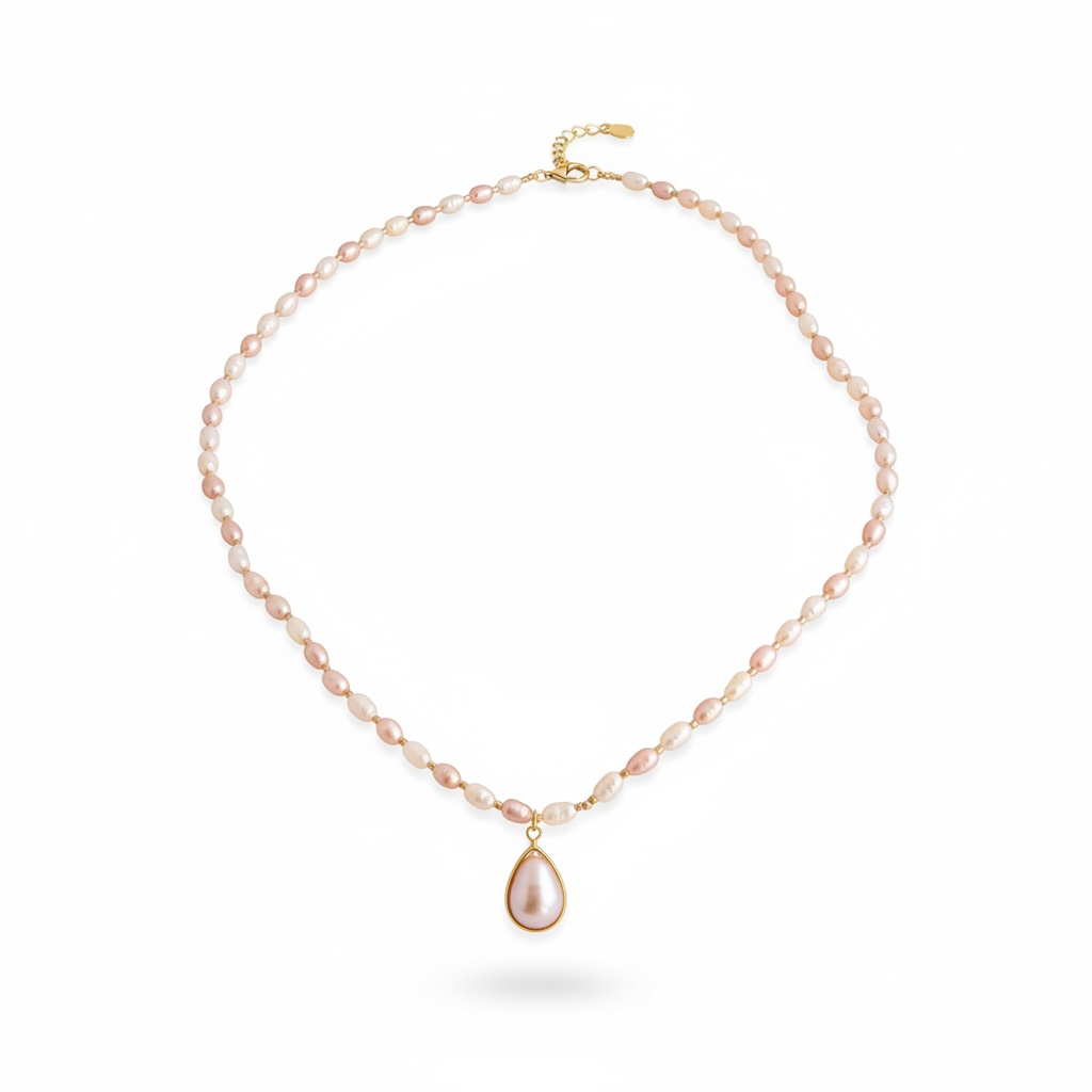 Ocean Sand Necklace Freshwater Pearl Collection