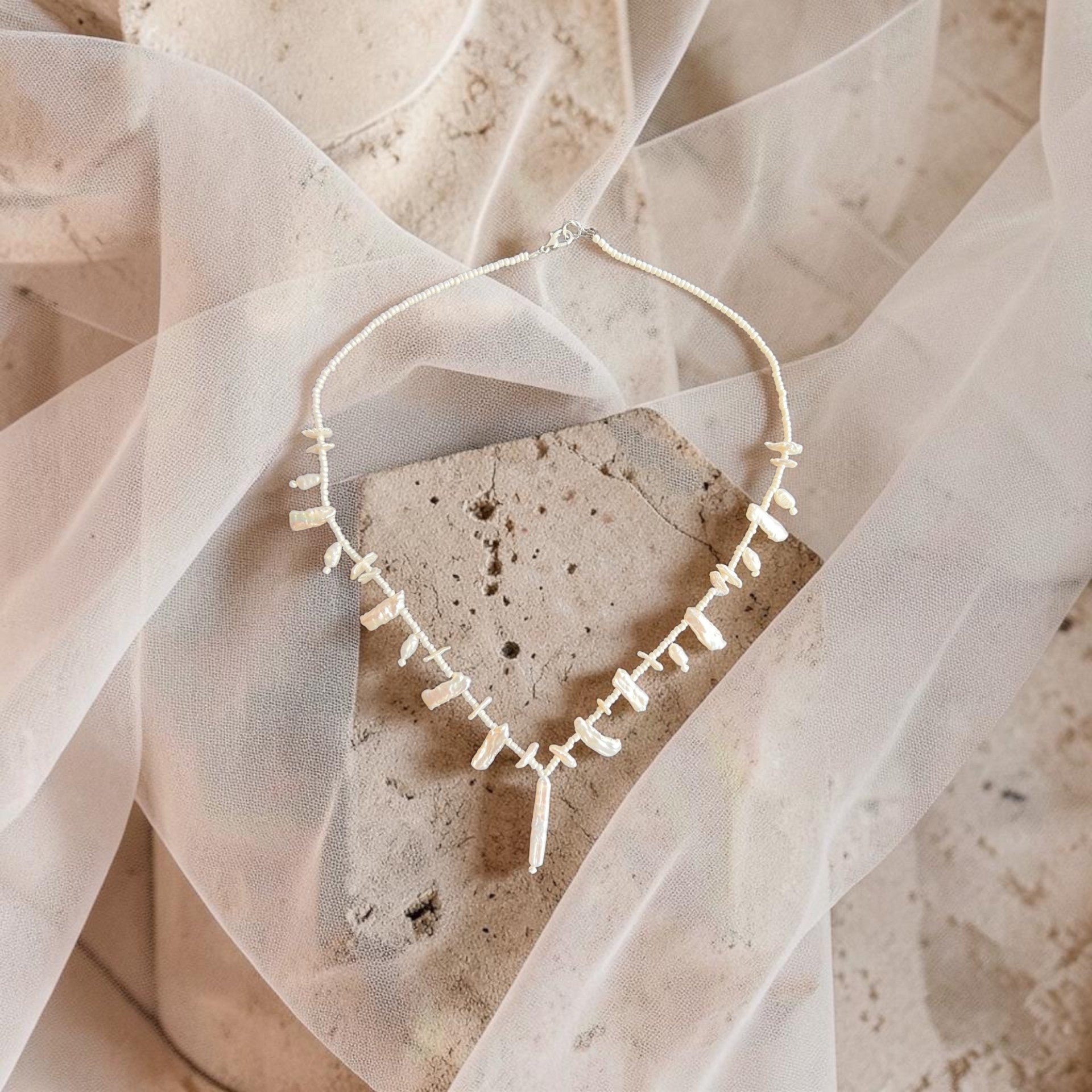 Ocean Queen Necklace Freshwater Pearl Collection