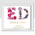 Floral Frames Two Initial 14" x 11"