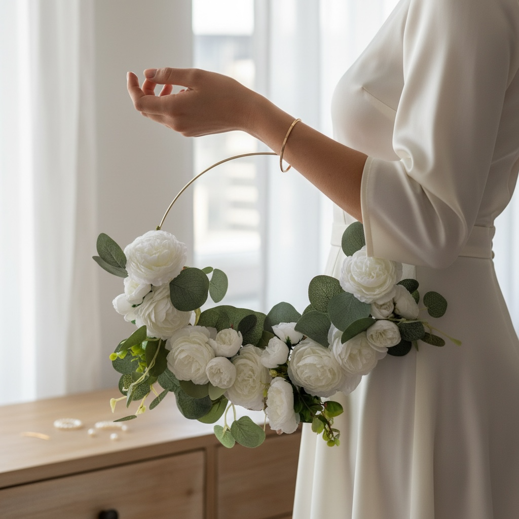 Alatriel bridal bouquet silk flowers elegant wedding – True Moments Company