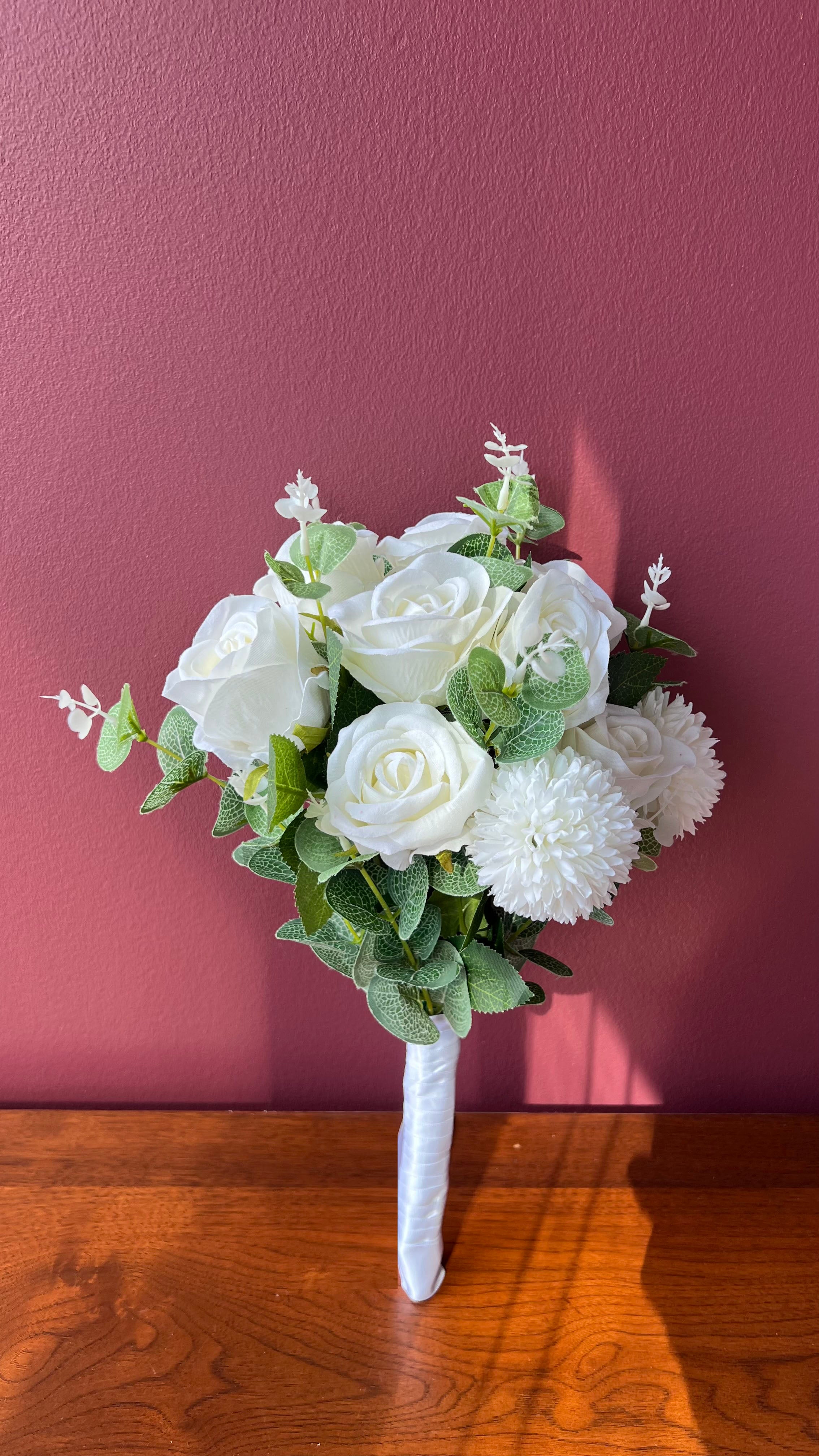 Bliss bridal bouquet joyful silk flowers wedding – True Moments Company
