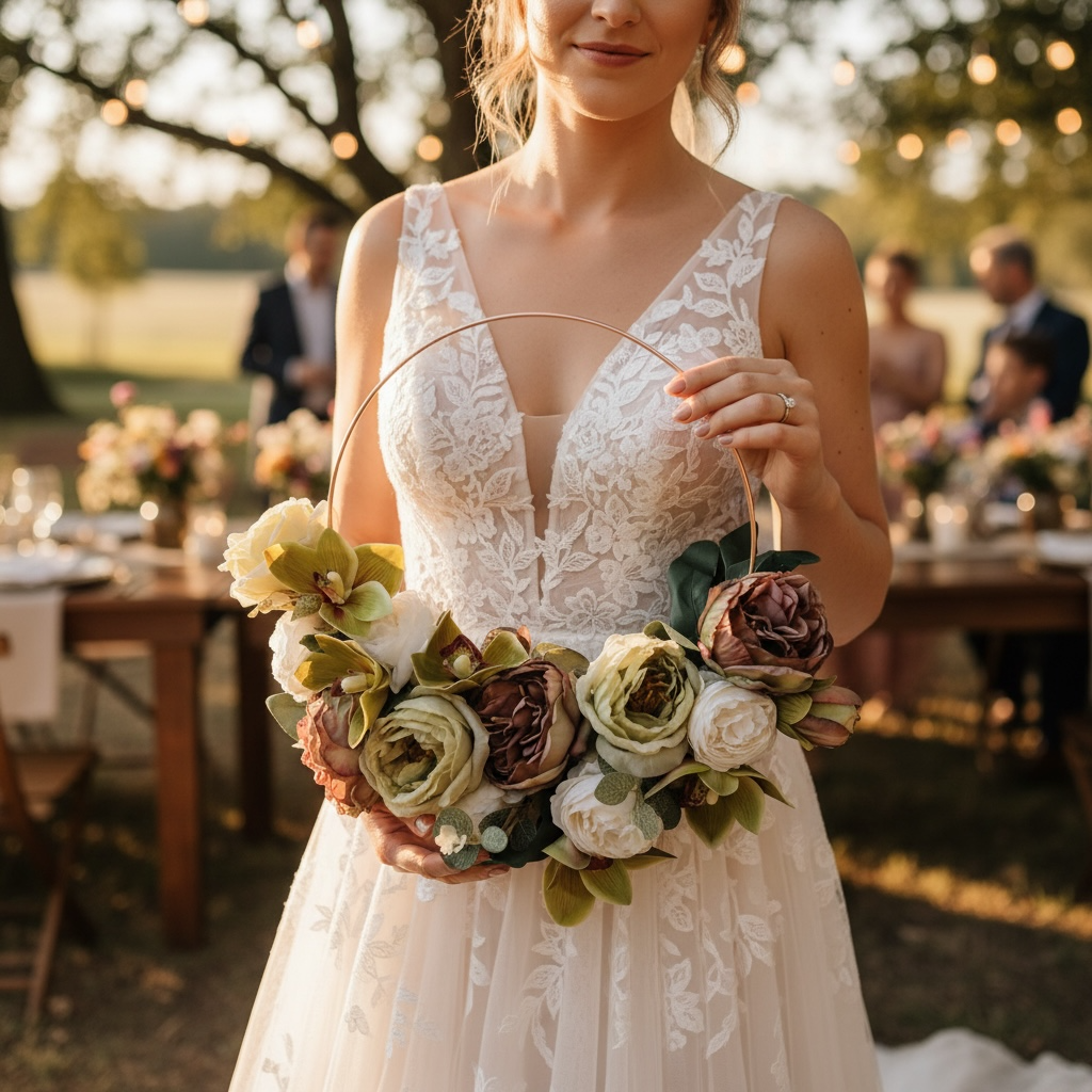 Celeste bridal bouquet silk flowers wedding – True Moments Company

