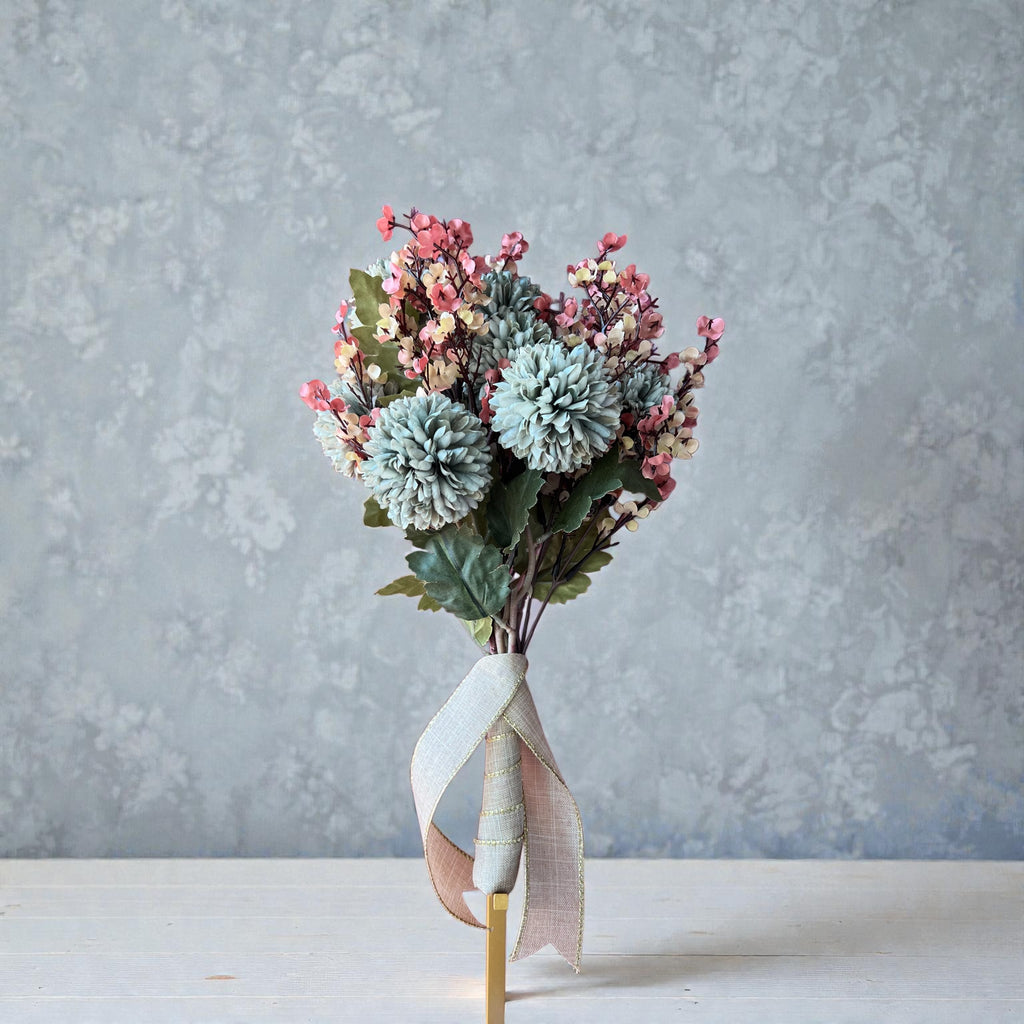 Elanor bridal bouquet silk flowers romantic wedding – True Moments Company
