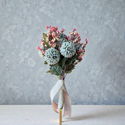 Elanor bridal bouquet silk flowers romantic wedding – True Moments Company
