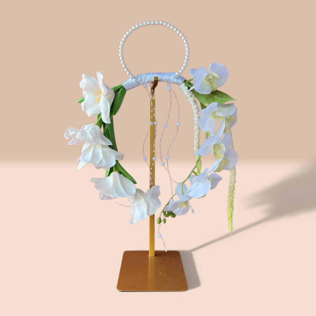 Grace bridal bouquet elegant silk flowers wedding – True Moments Company
