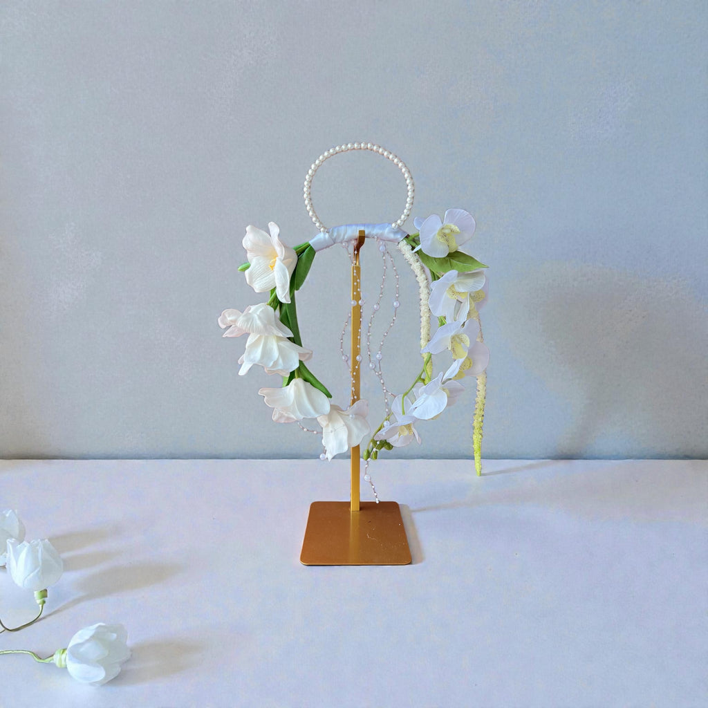 Grace bridal bouquet elegant silk flowers wedding – True Moments Company
