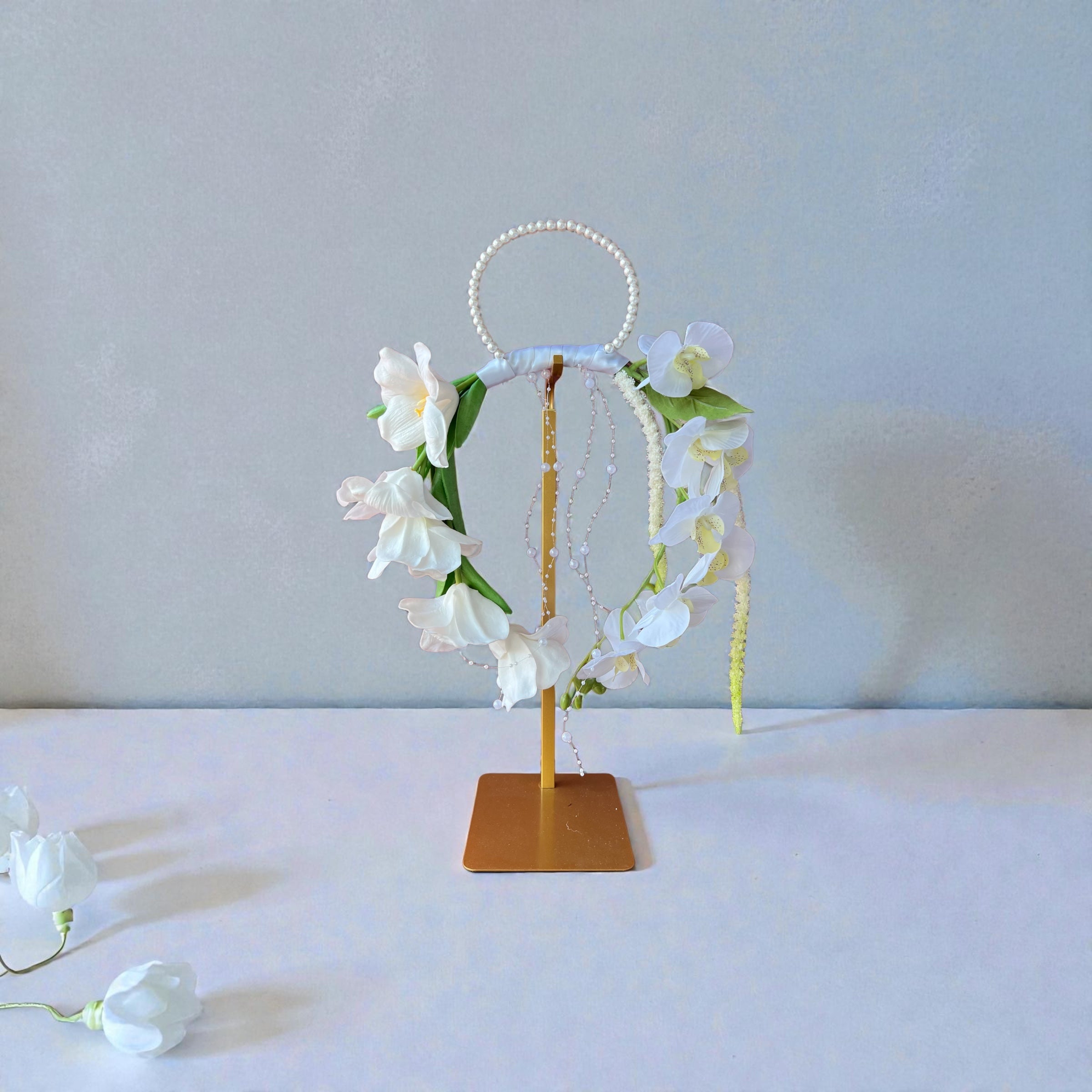 Grace bridal bouquet elegant silk flowers wedding – True Moments Company
