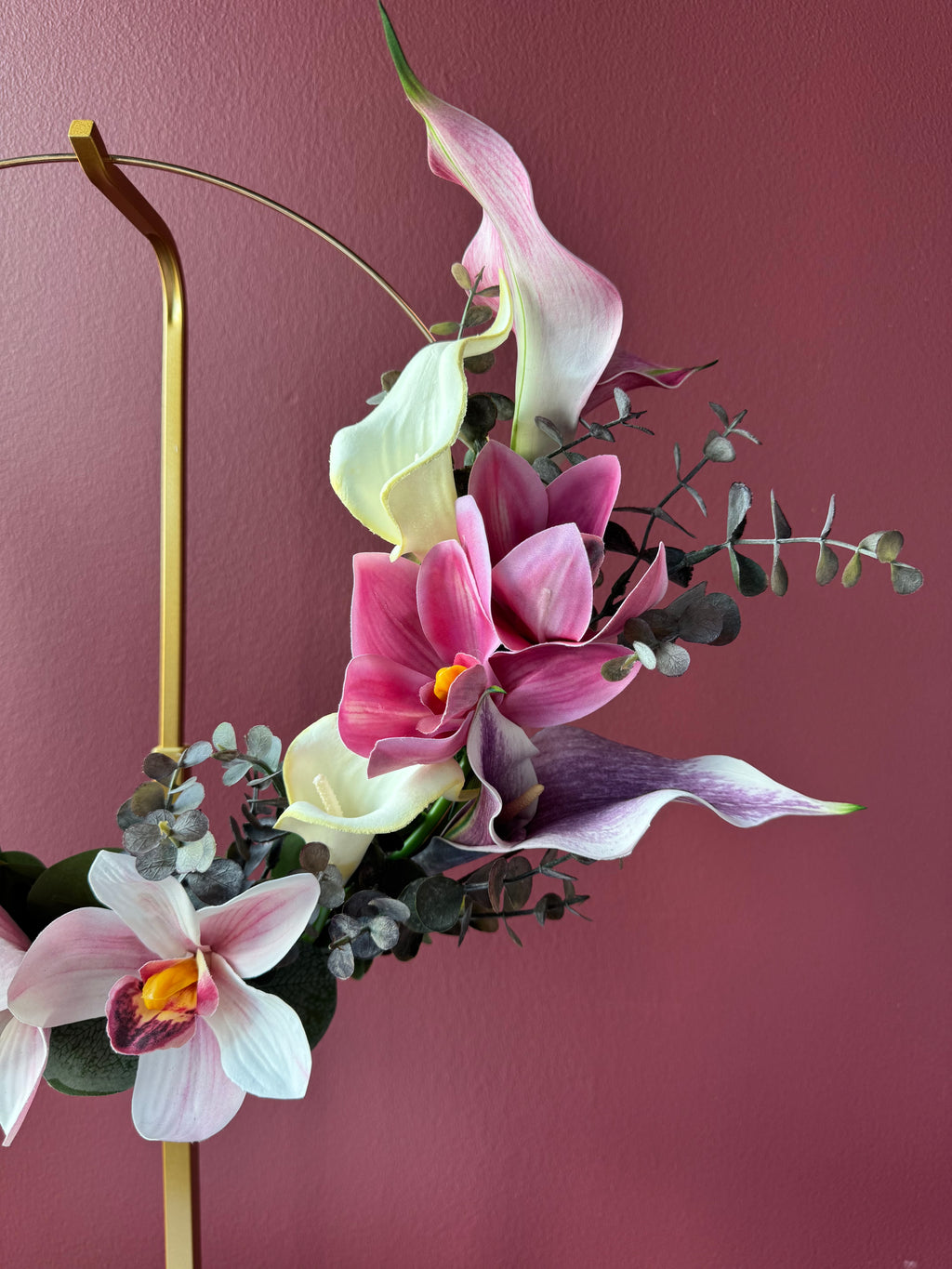 Hera bridal bouquet goddess silk flowers wedding – True Moments Company
