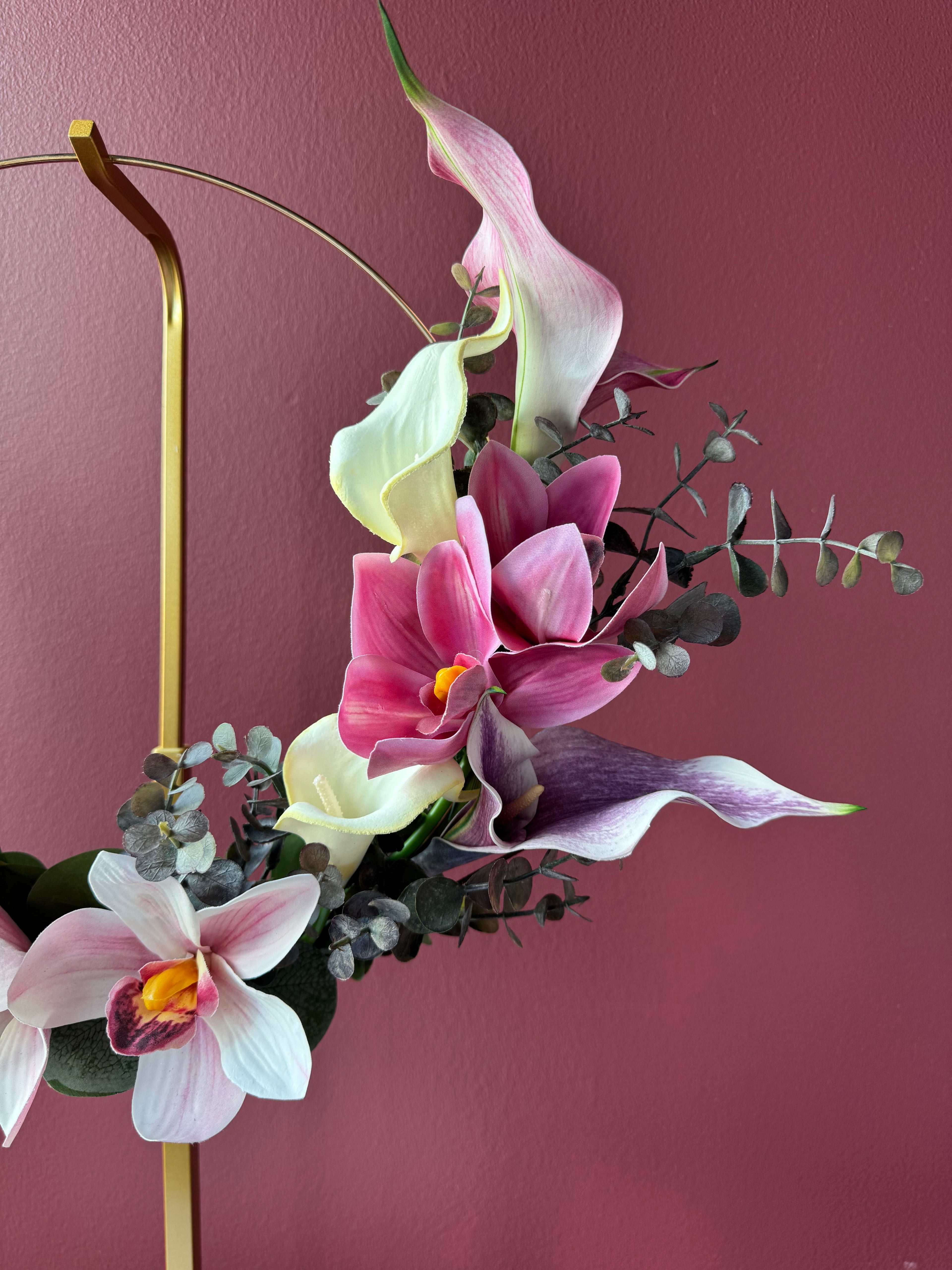 Hera bridal bouquet goddess silk flowers wedding – True Moments Company
