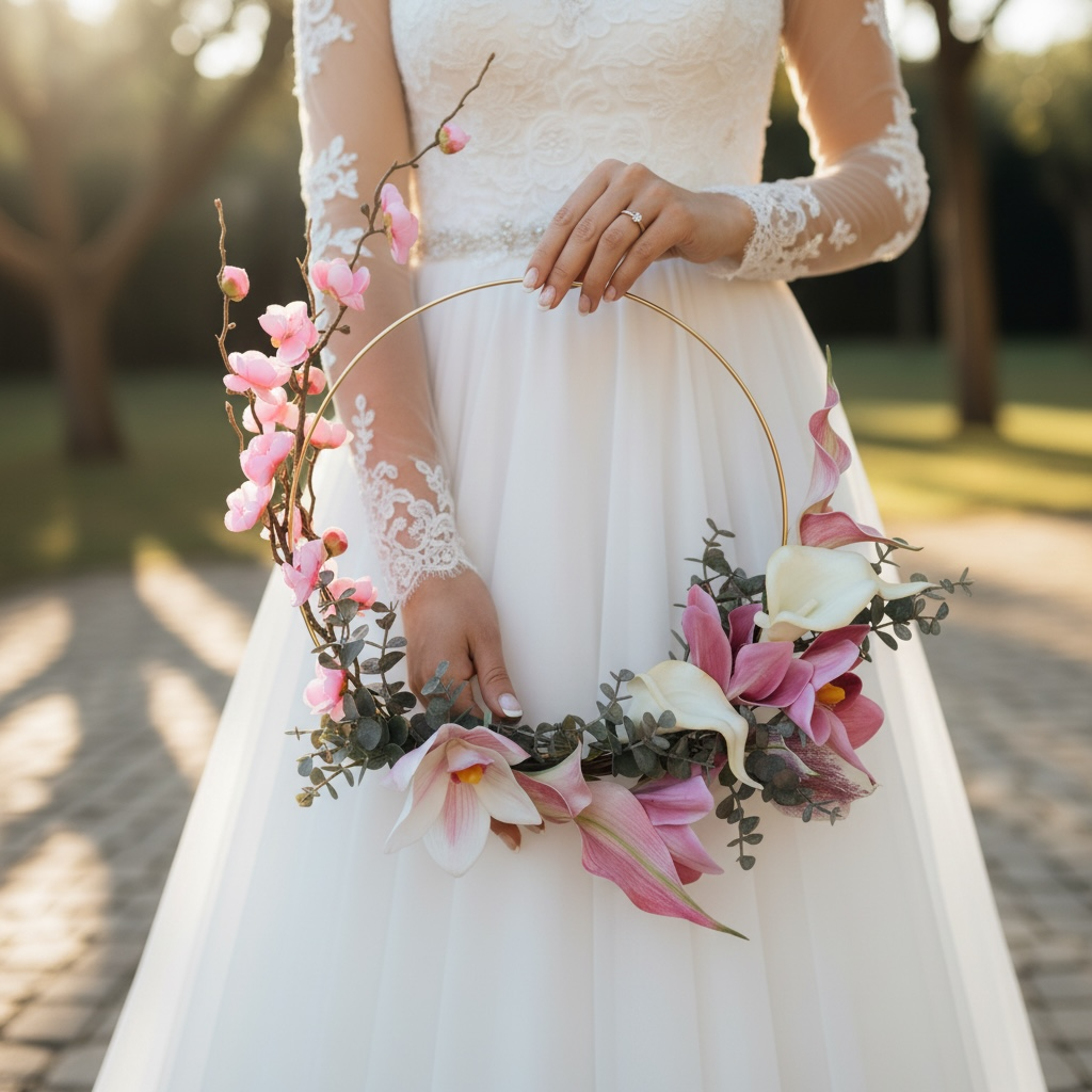 Pink Whisper bridal bouquet silk new wedding flowers – True Moments Company
