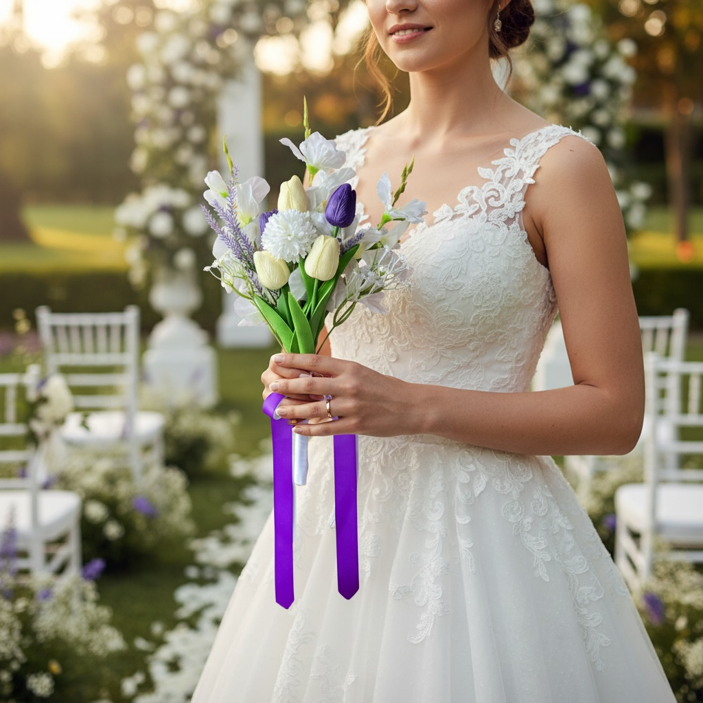 Serenity bridal bouquet soft silk flowers wedding – True Moments Company

