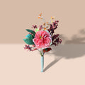 Sunset bridal bouquet warm tones silk flowers wedding – True Moments Company
