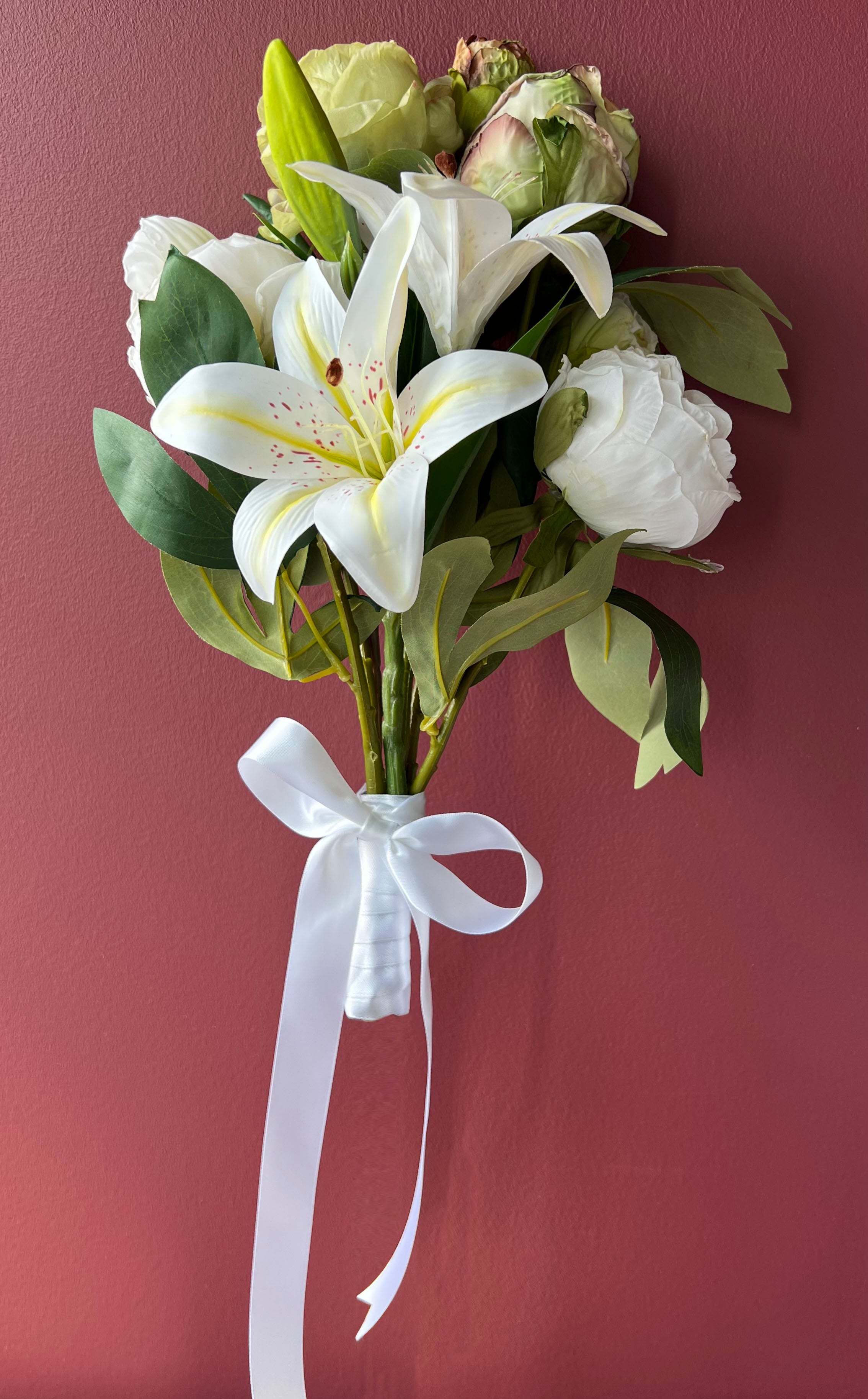 Velora bridal bouquet lush silk flowers wedding – True Moments Company