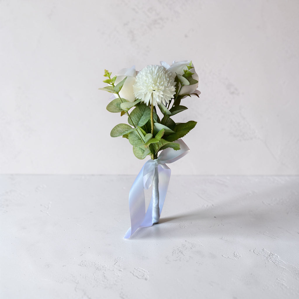  Bliss bridesmaid bouquet silk flowers wedding party – True Moments Company