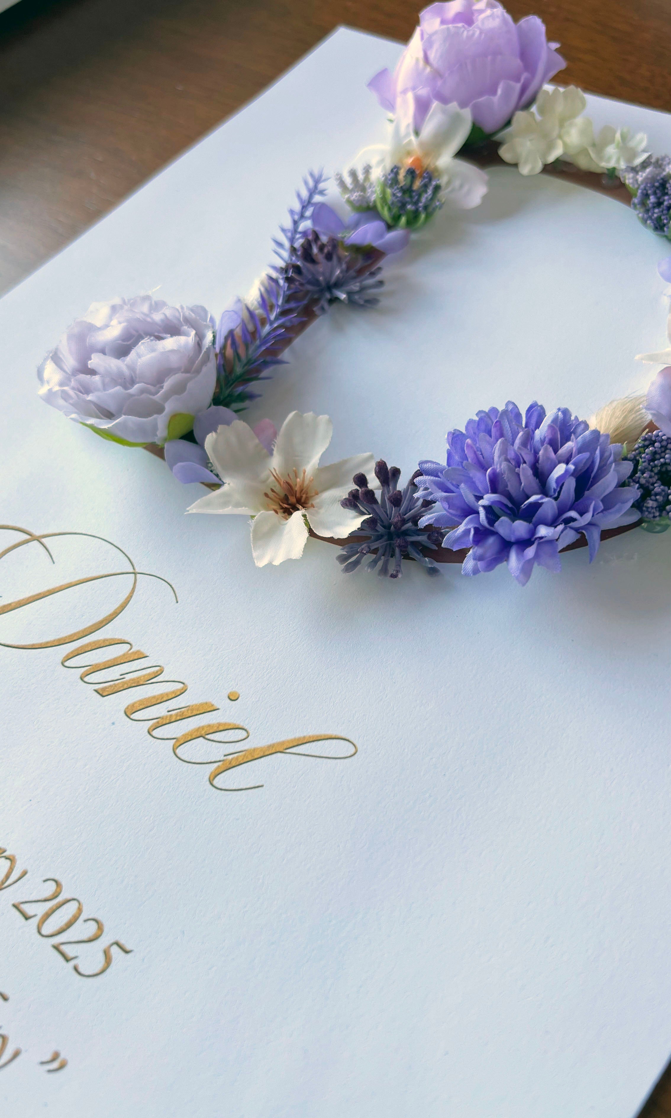 Floral frame 12x12 personalized wedding home decor gift – True Moments Company