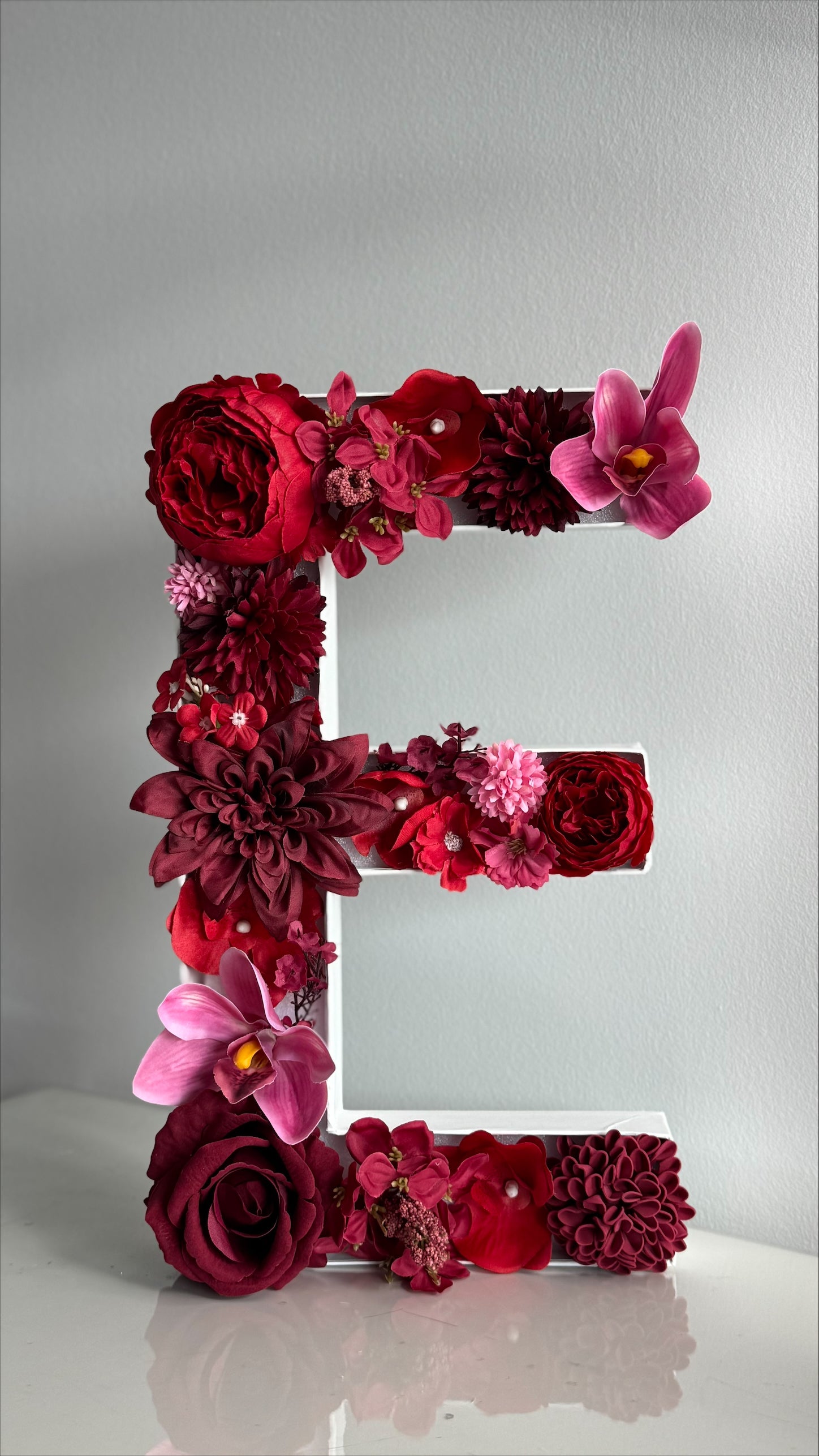 Personalized Floral Letter Decor