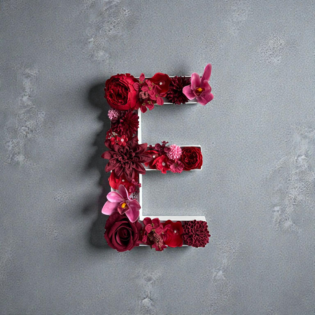 Personalized Floral Letter Decor