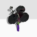 Purple Harmony groom boutonniere lavender silk flower wedding – True Moments Company