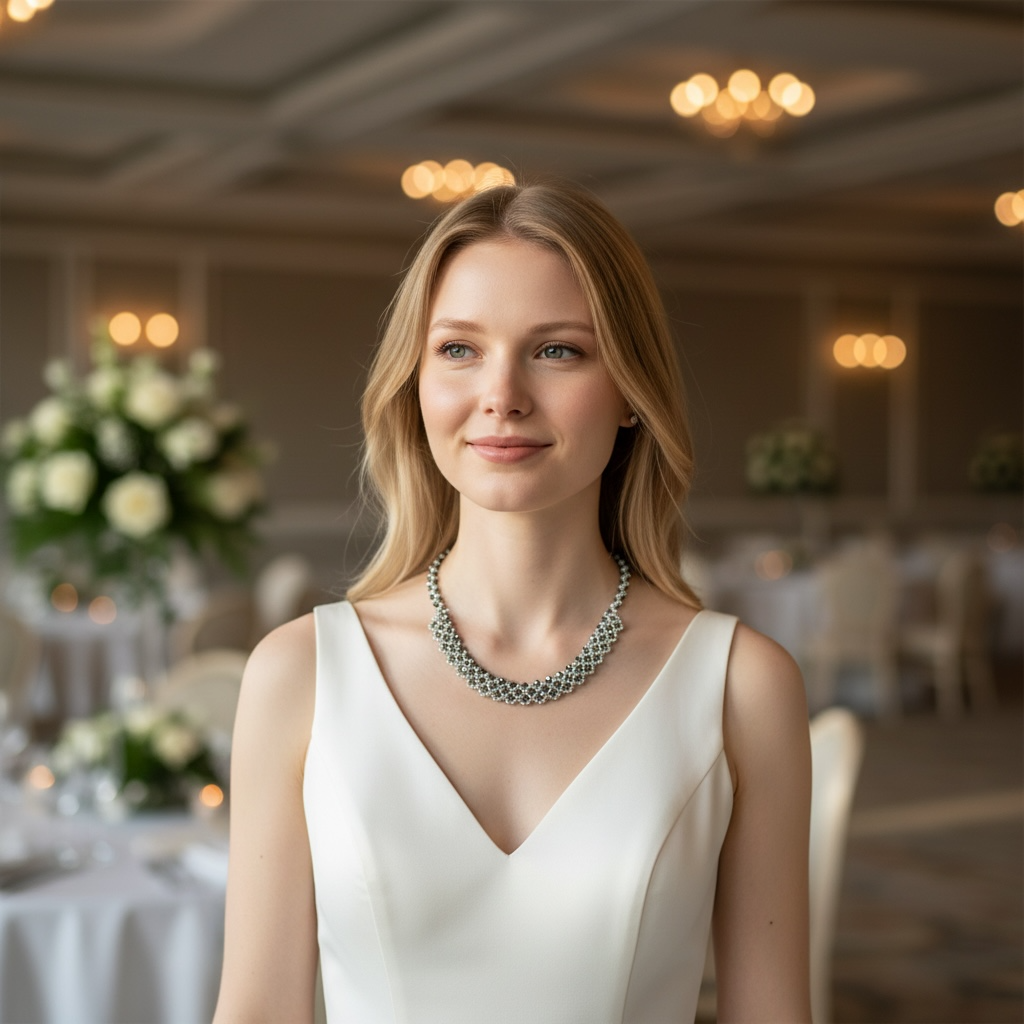 Celestial necklace bridal jewelry stars wedding accessory – True Moments Company