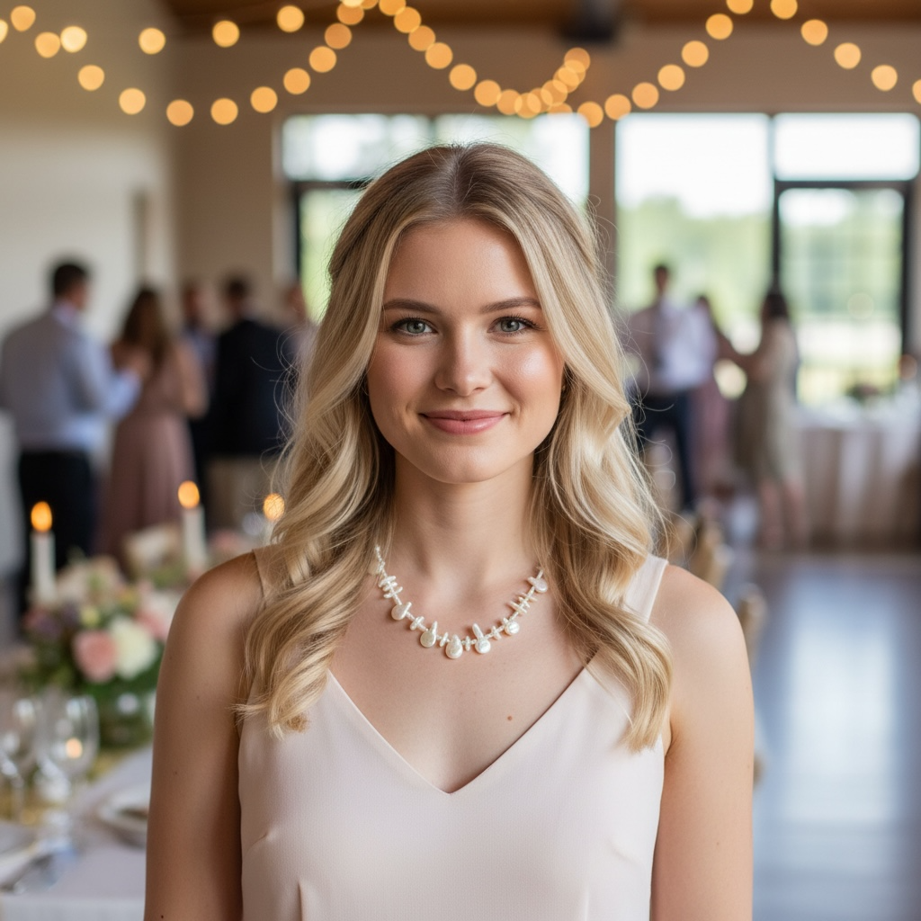 Ocean Treasure necklace bridal jewelry wedding accessory – True Moments Company