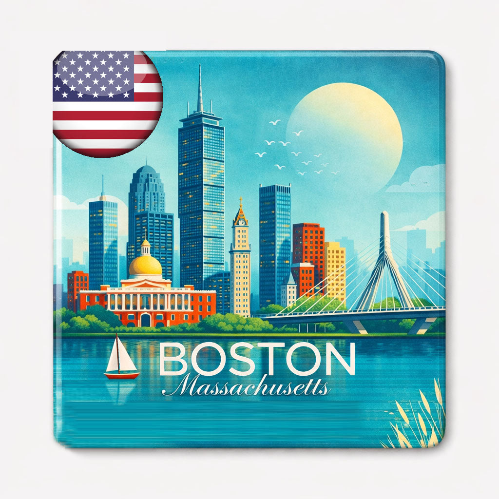City themed decorative magnet US cities souvenir gift – True Moments Company
