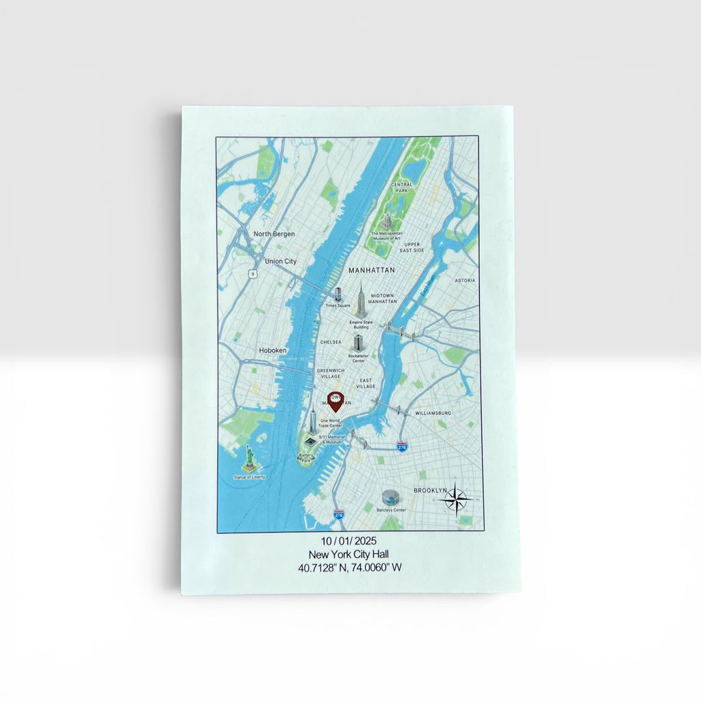 Personalized Map Magnet