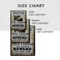 Save the Date magnet wanted style wedding – True Moments Company
